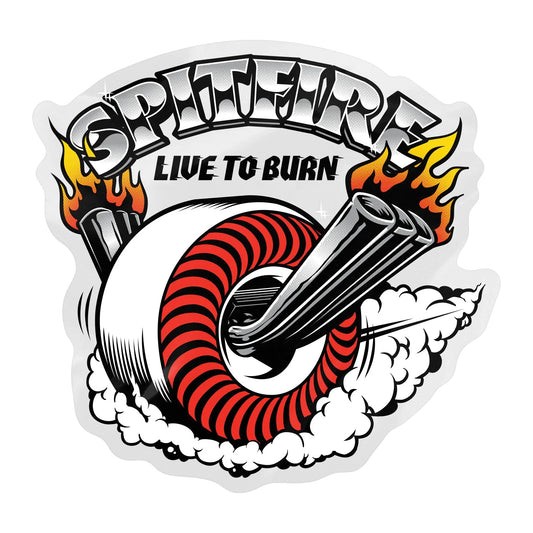 SPITFIRE BURNOUT STICKER MEDIUM