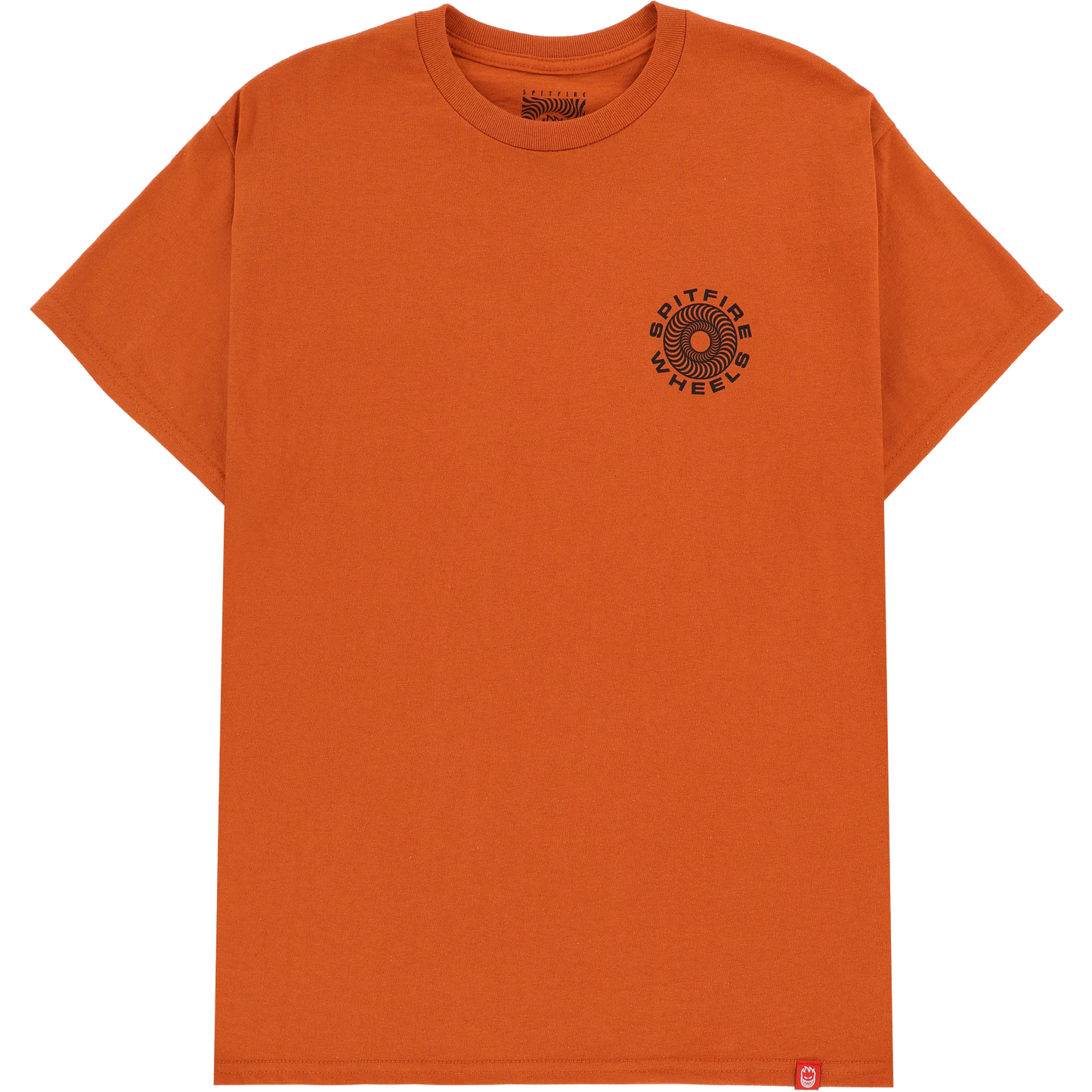 SPITFIRE CLASSIC 87 SWIRL T-SHIRT ORANGE/BLACK