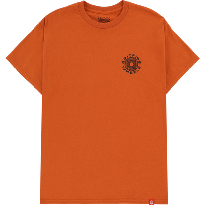 SPITFIRE CLASSIC 87 SWIRL T-SHIRT ORANGE/BLACK