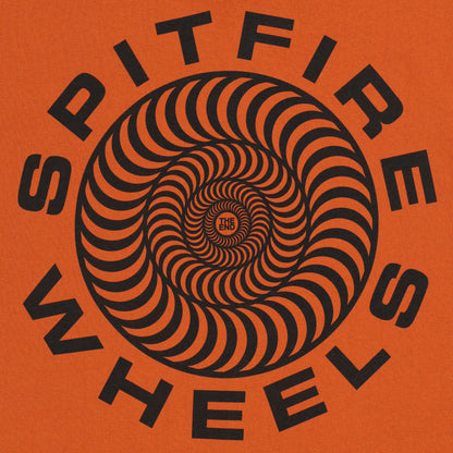 SPITFIRE CLASSIC 87 SWIRL T-SHIRT ORANGE/BLACK