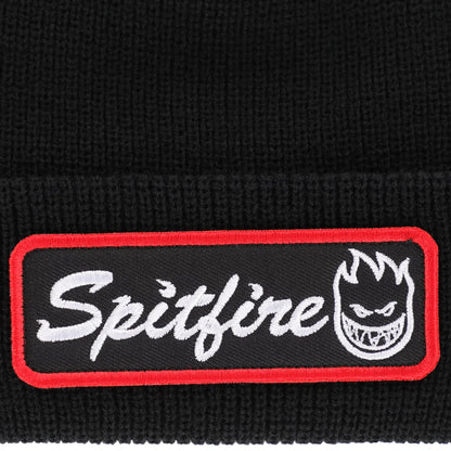 SPITFIRE COURIER PATCH CUFF BEANIE BLACK