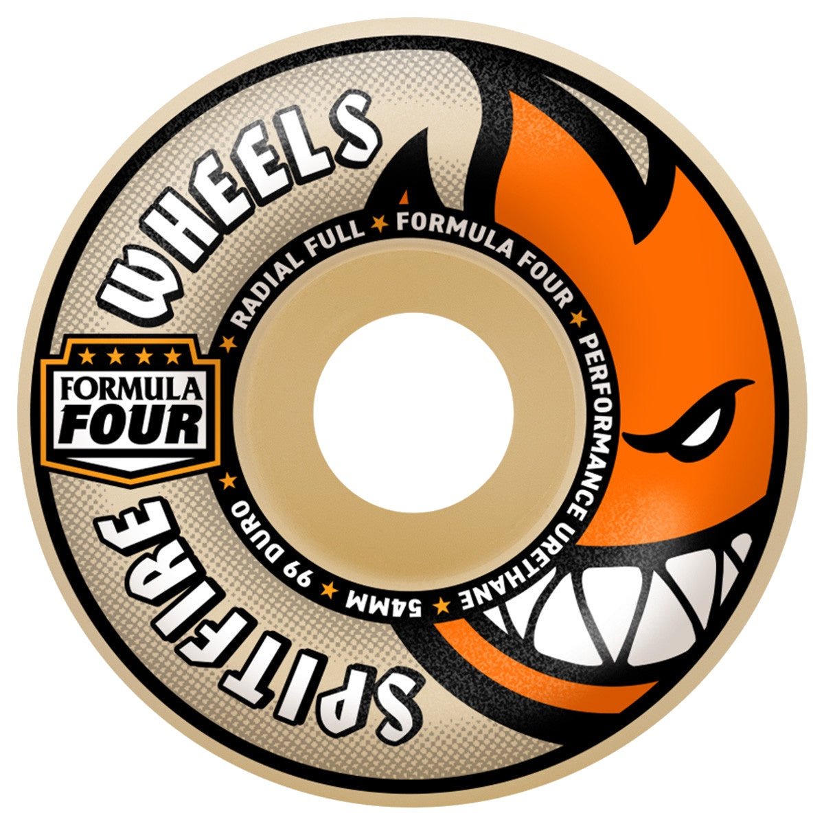 SPITFIRE FORMULA FOUR RADIAL FULL NATURAL 99A 54MM