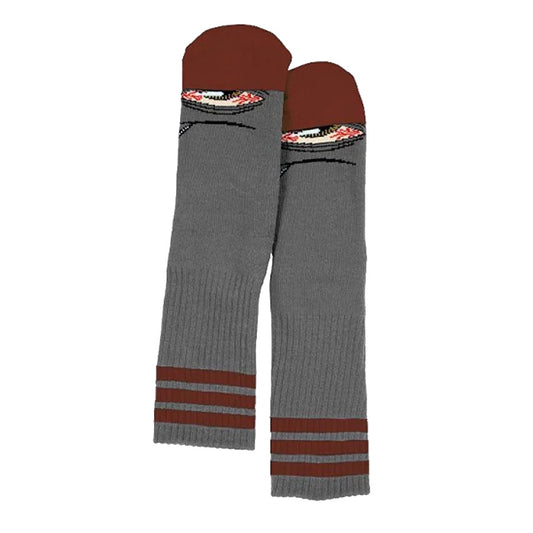 TOY MACHINE STONER SECT SOCK CHARCOAL