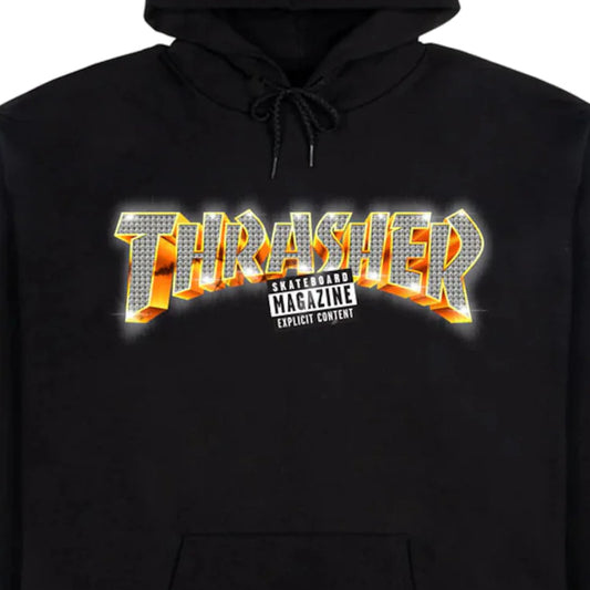 THRASHER EXPLICIT HOODIE BLACK