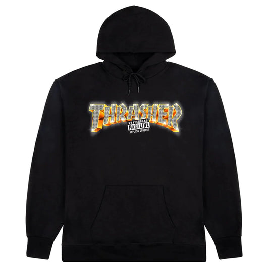 THRASHER EXPLICIT HOODIE BLACK