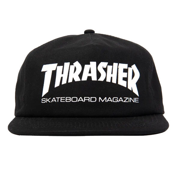 THRASHER SKATE MAG SNAPBACK BLACK/WHITE