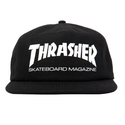 THRASHER SKATE MAG SNAPBACK BLACK/WHITE