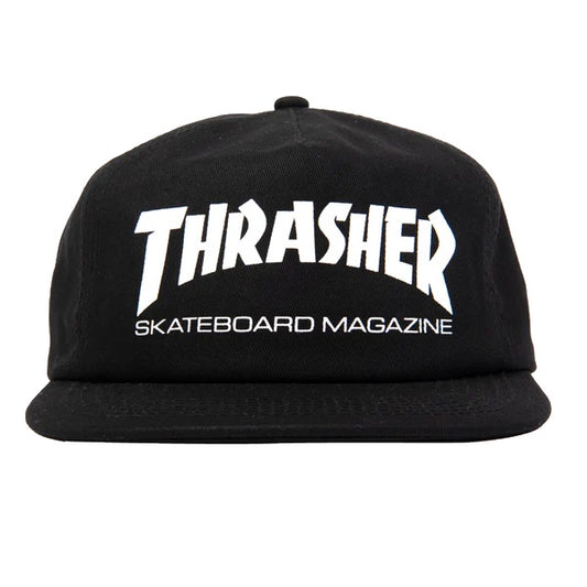 THRASHER SKATE MAG SNAPBACK BLACK/WHITE
