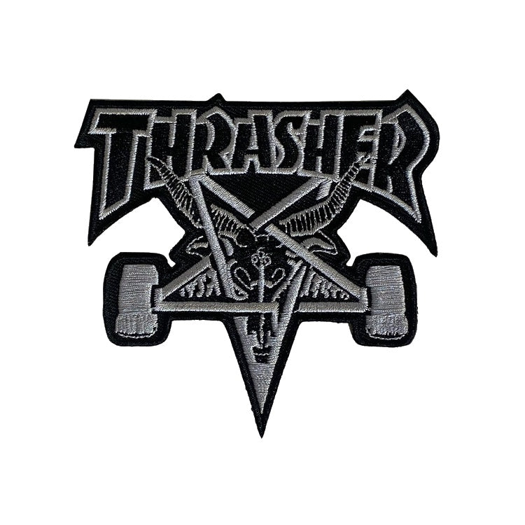 THRASHER SKATEGOAT PATCH BLACK