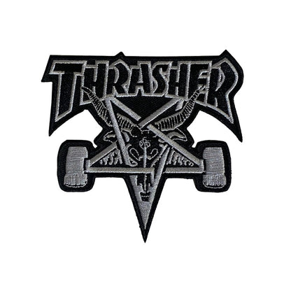 THRASHER SKATEGOAT PATCH BLACK
