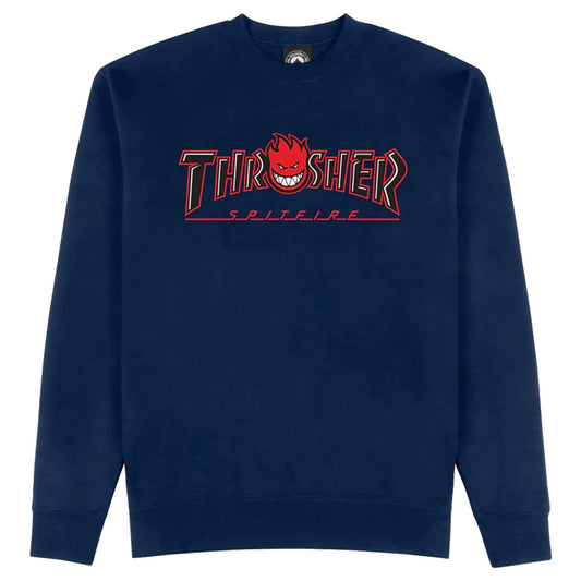 THRASHER X SPITFIRE BIGHEAD OUTLINE CREW