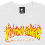THRASHER FLAME T-SHIRT WHITE