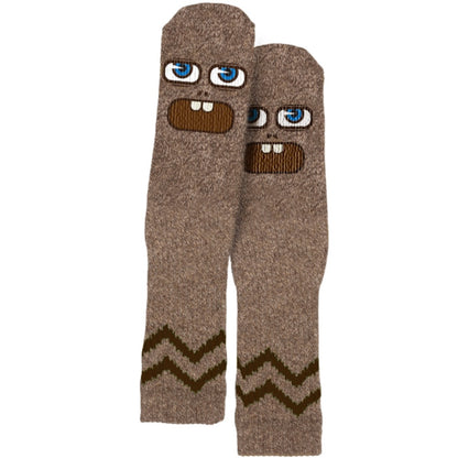 TOY MACHINE BETARD FOOSER SOCK HEATHER BROWN