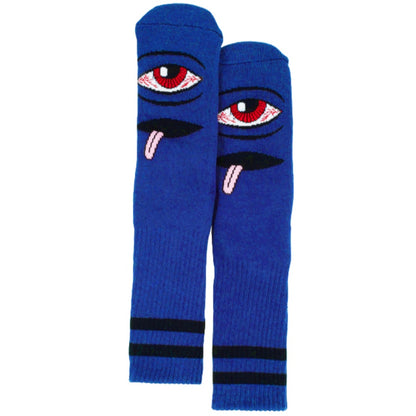 TOY MACHINE BLOODSHOT EYE SOCK BLUE