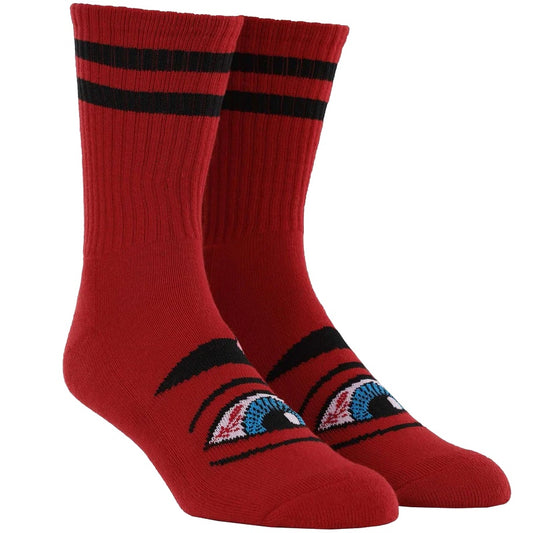 TOY MACHINE BLOODSHOT EYE SOCK RED