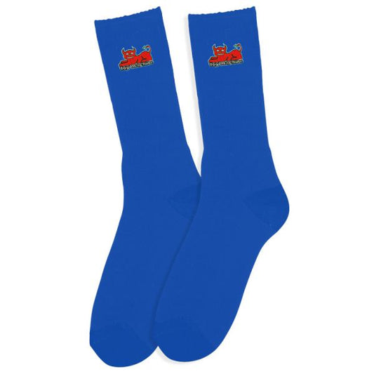 TOY MACHINE DEVIL CAT SOCK BLUE