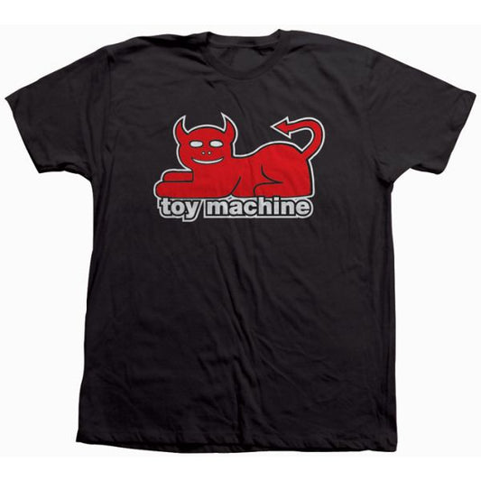 TOY MACHINE DEVIL CAT T-SHIRT BLACK