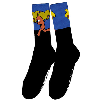 TOY MACHINE EARLY SECT SOCK BLACK