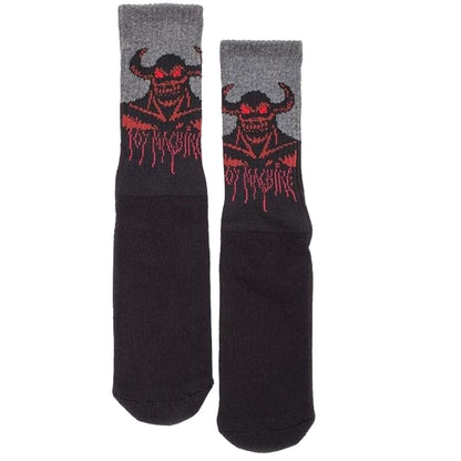 TOY MACHINE HELL MONSTER CREW SOCK
