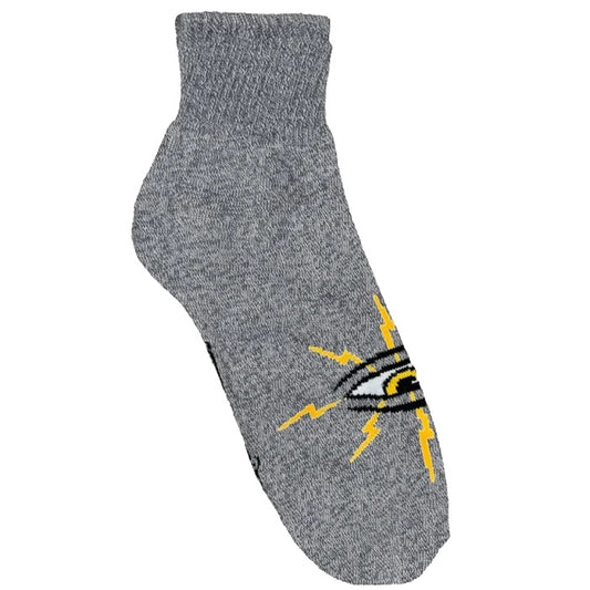 TOY MACHINE LIGHTNING EYE SOCK HEATHER GREY