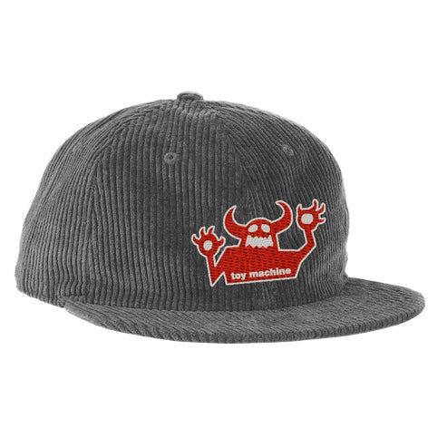 TOY MACHINE OG MONSTER CORD CAP GREY