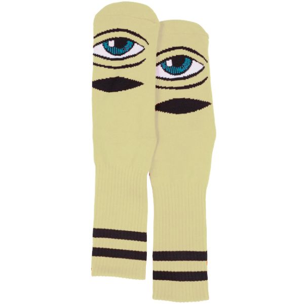 TOY MACHINE SECT EYE SOCK YELLOW