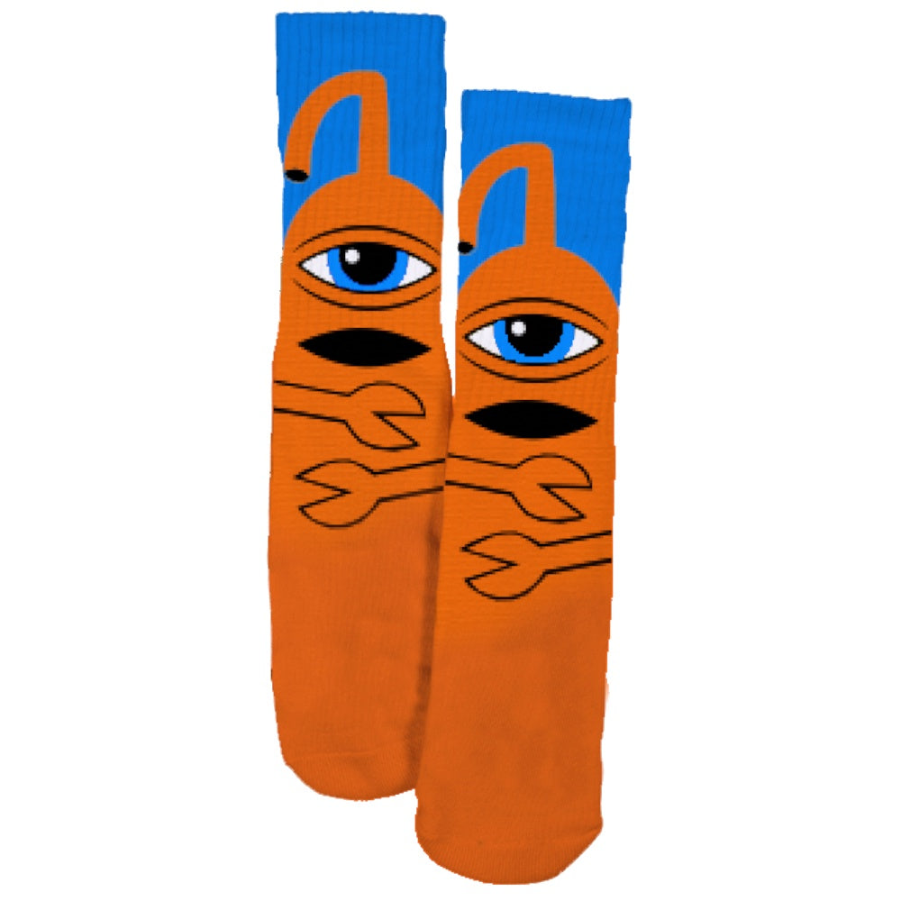 TOY MACHINE SECT HUG SOCK II ORANGE