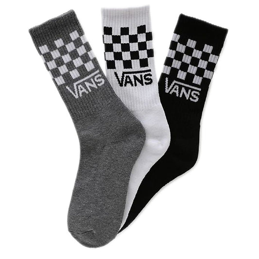 VANS CLASSIC CHECK CREW SOCK BLACK