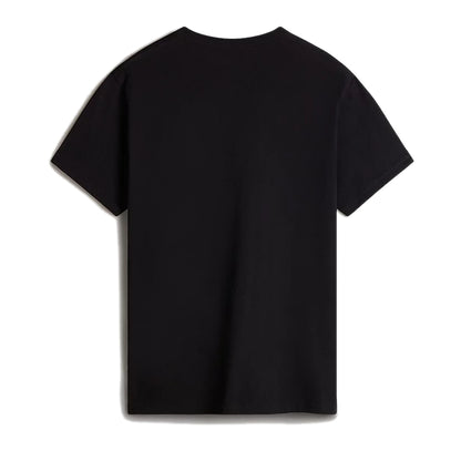 VANS LEFT CHEST LOGO T-SHIRT BLACK/WHITE