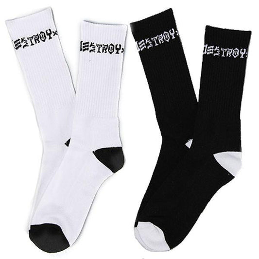 THRASHER SKATE AND DESTROY SOCKS 2-PACK - Skateboards Amsterdam - 2