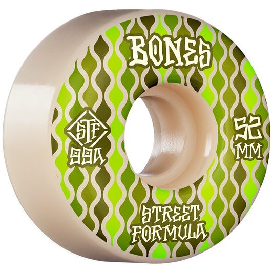 BONES STF RETROS V2 LOCKS WHITE 99A 52MM