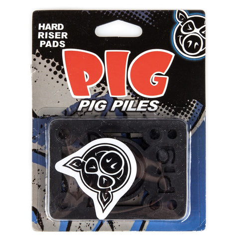 PIG PILES 1/8" HARD RISERS BLACK