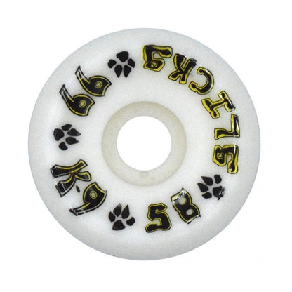 DOGTOWN K-9 SLICKS WHITE 99A 58MM