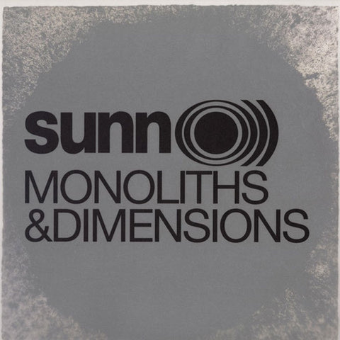 Sunn O)))-Monoliths & Dimensions