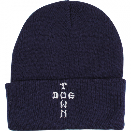 DOGTOWN CROSS LETTERS BEANIE NAVY