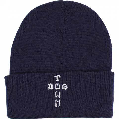 DOGTOWN CROSS LETTERS BEANIE NAVY