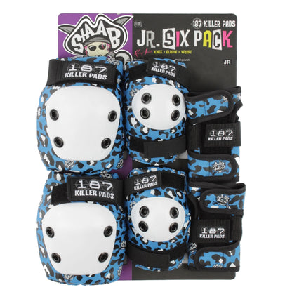 187 JUNIOR SIX PACK KILLER PADS 3-PACK STAAB BLUE