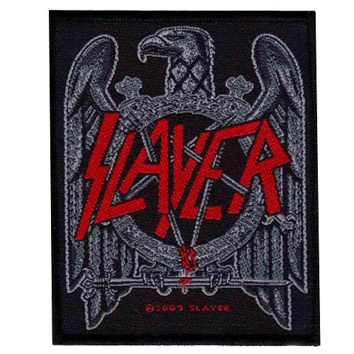 SLAYER SEW ON PATCH BLACK EAGLE - Skateboards Amsterdam