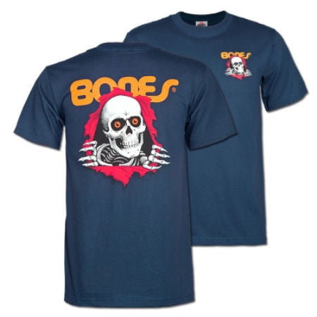 POWELL PERALTA RIPPER T-SHIRT NAVY