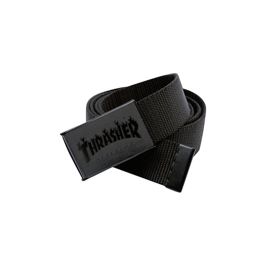 THRASHER FLAME BELT WITH BUCKLE OPENER - Skateboards Amsterdam