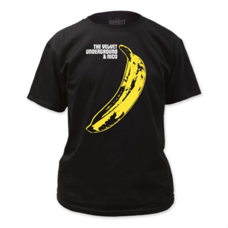 VELVET UNDERGROUND WARHOL BANANA BLACK T-SHIRT - Skateboards Amsterdam