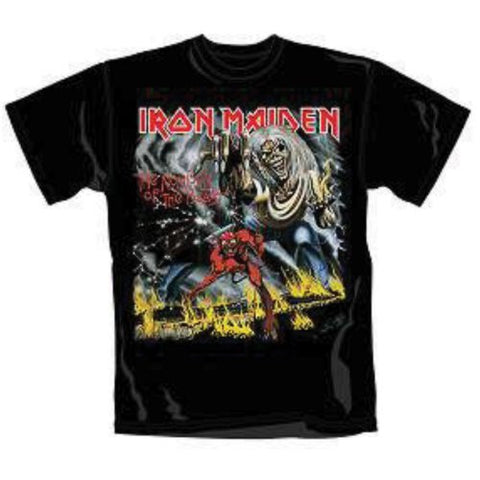 IRON MAIDEN NUMBER OF THE BEAST T-SHIRT BLACK - Skateboards Amsterdam - 1