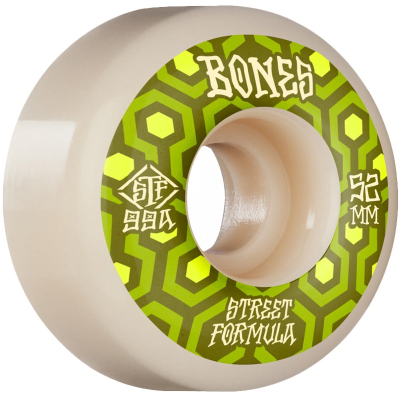 BONES STF RETROS V1 STANDARD WHITE 99A 52MM