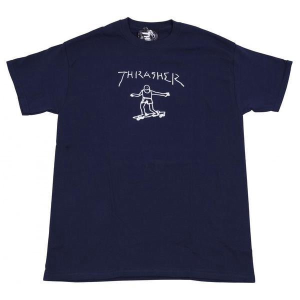 THRASHER GONZ T-SHIRT NAVY/WHITE