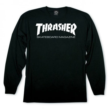 THRASHER SKATE MAG LONG SLEEVE BLACK