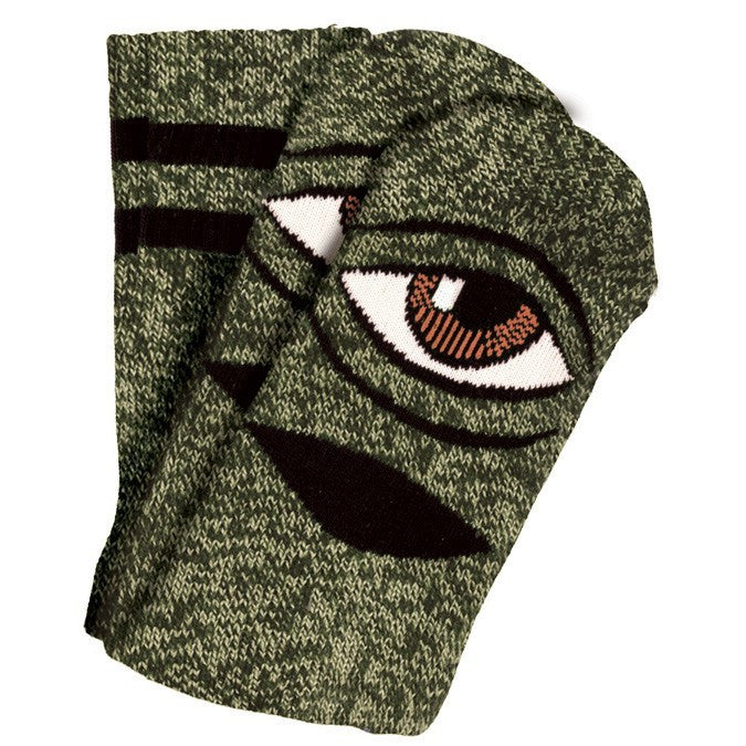 TOY MACHINE SECT EYE SOCK HEATHER GREEN - Skateboards Amsterdam