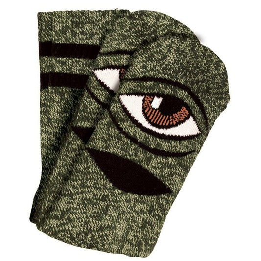 TOY MACHINE SECT EYE SOCK HEATHER GREEN - Skateboards Amsterdam