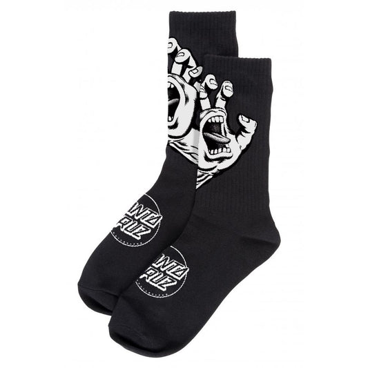 SANTA CRUZ SCREAMING HAND MONO SOCK BLACK