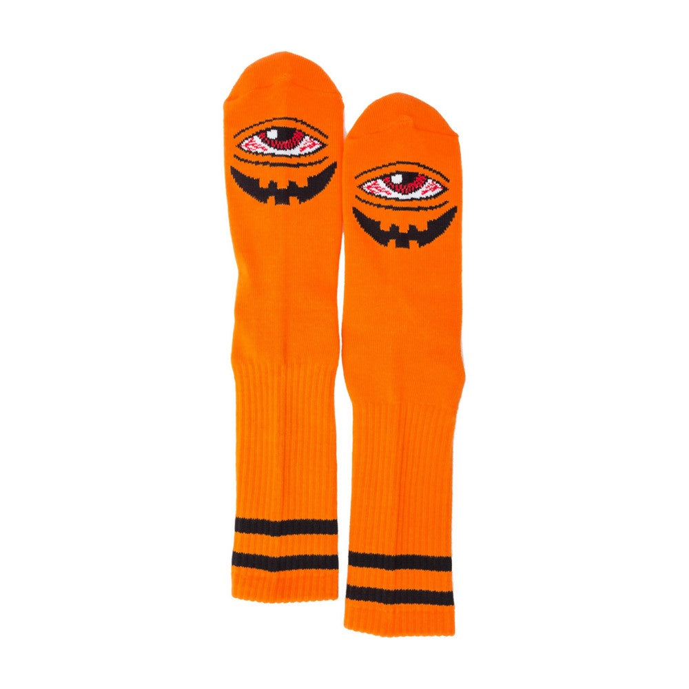 TOY MACHINE SECT-O-LANTERN CREW SOCK ORANGE