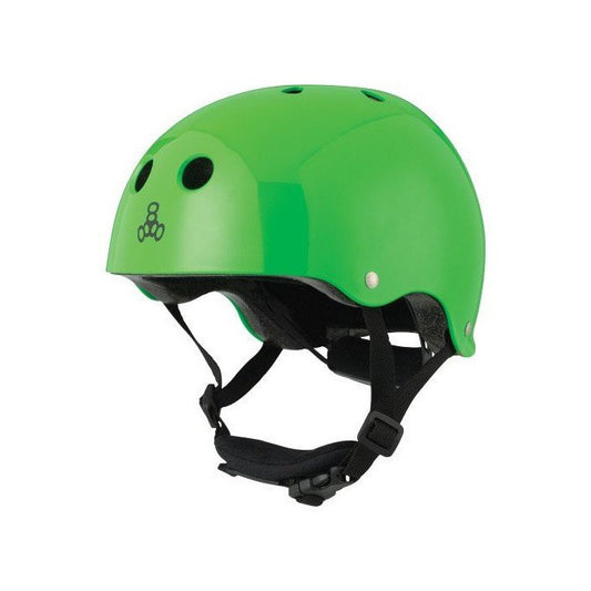 TRIPLE EIGHT LIL 8 DUAL CERTIFIED HELMET W/EPS LINER  NEON GREEN